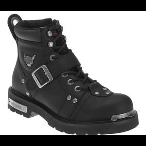 Haley Davidson Break Buckle Riding Boots